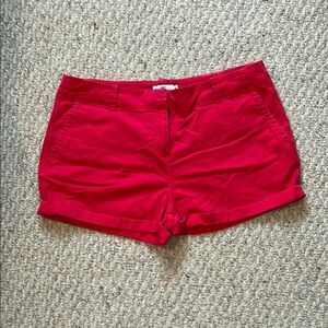 Vineyard Vines Red Bermuda Shorts Cotton Blend